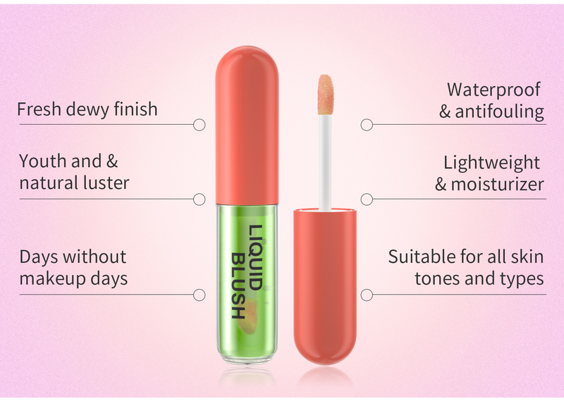 Hellokiss Color Maschera idratante naturale per il trucco che tiene l'olio per fard in polvere liquido che cambia caldo_voghion.com
