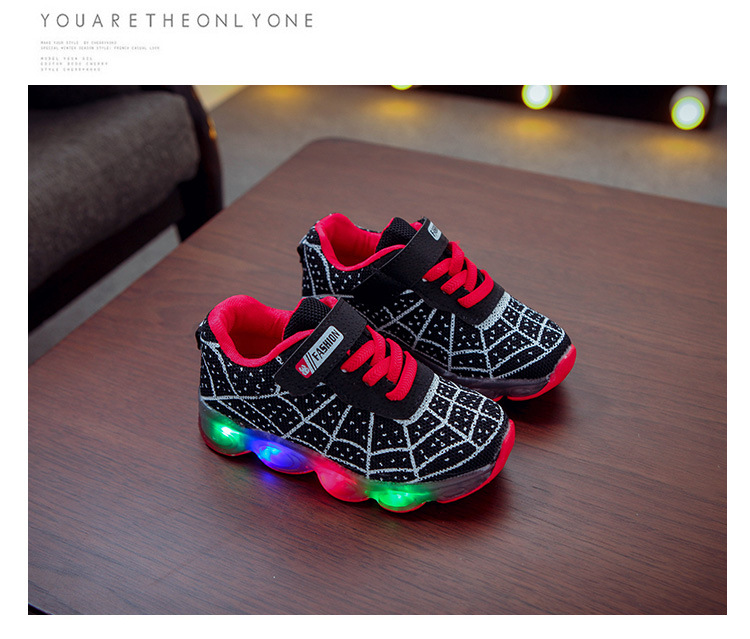 Spring And Autumn Children's Shoes Children's Light Shoes Running Shoes For Boys And Girls Baby Flashing Single Shoes Led Light Sneakers Net Surface_voghion.com