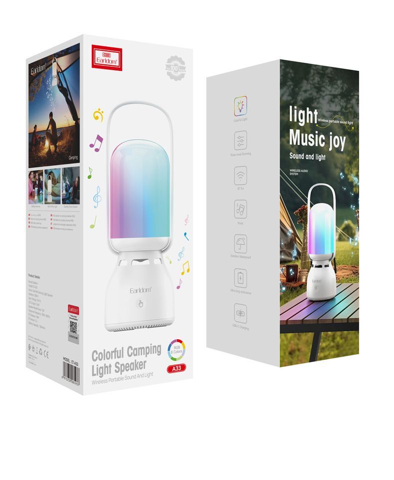 Yeni Açık Hava Bluetooth Renkli Hoparlör Atmosfer Kamp Çadırı Lambası Acil Durum Aydınlatması_voghion.com
