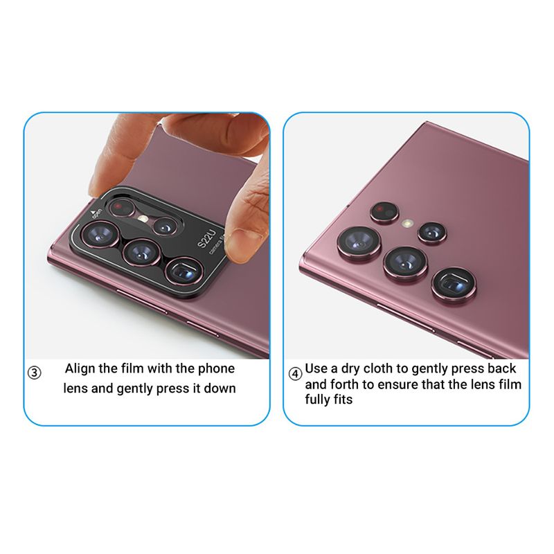 Cameralensbeschermer voor Samsung Galaxy S24 Ultra S23 Ultra S22 Ultra S24 Plus S24Ultra S23Ultra Beschermend gehard glas_voghion.com