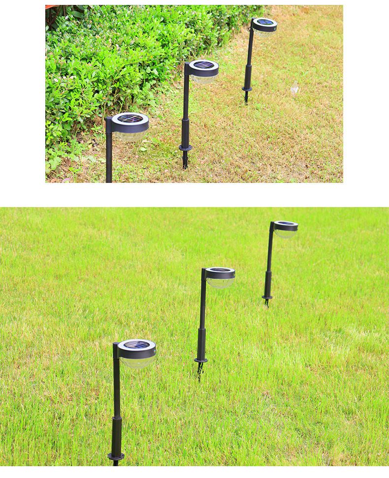 Solar Half-Moon Garden Lights – 7-Color Changing & Warm White LED, Waterproof Outdoor Landscape Lighting (PP Material CE Certified, 6-12H Runtime)_voghion.com