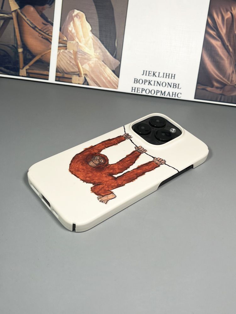 【Design resistente alle cadute】 Carino Gorilla 16promax Telefono iPhone 15 Pellicola 14 Custodia rigida 13 Uomini 12 Donne 11 Niche Xr_voghion.com