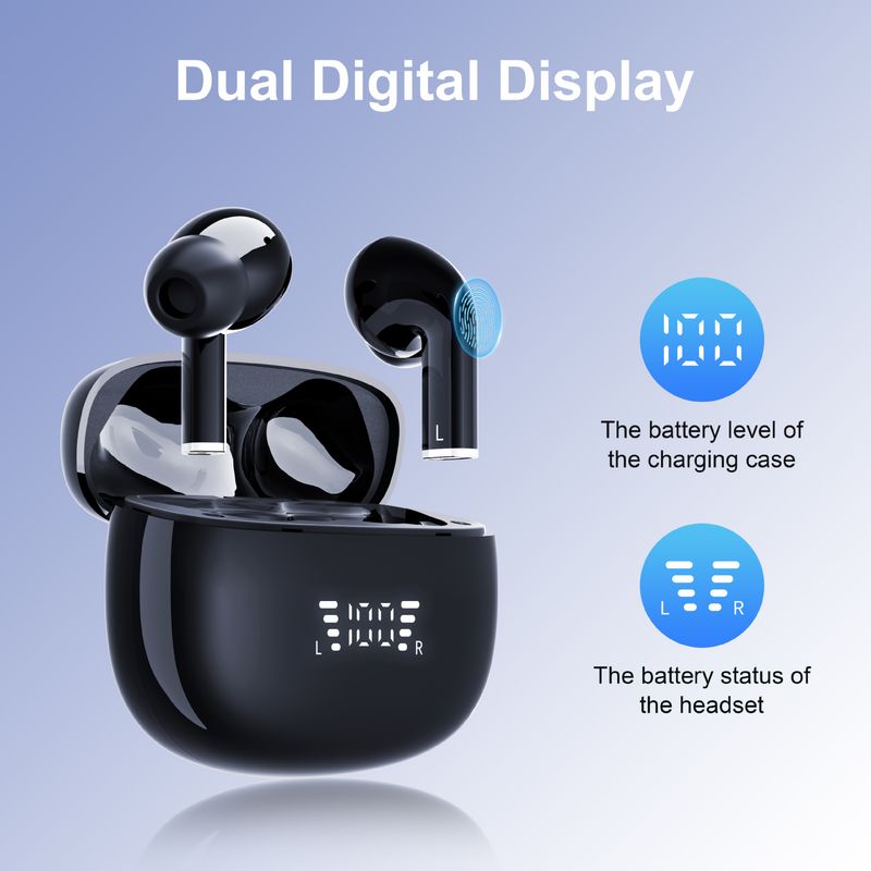 Over-Ear Active Noise Cancelling (ENC) Bluetooth 5.3 TWS Earbuds – Ultra Long Battery Life For Sports & Gaming_voghion.com