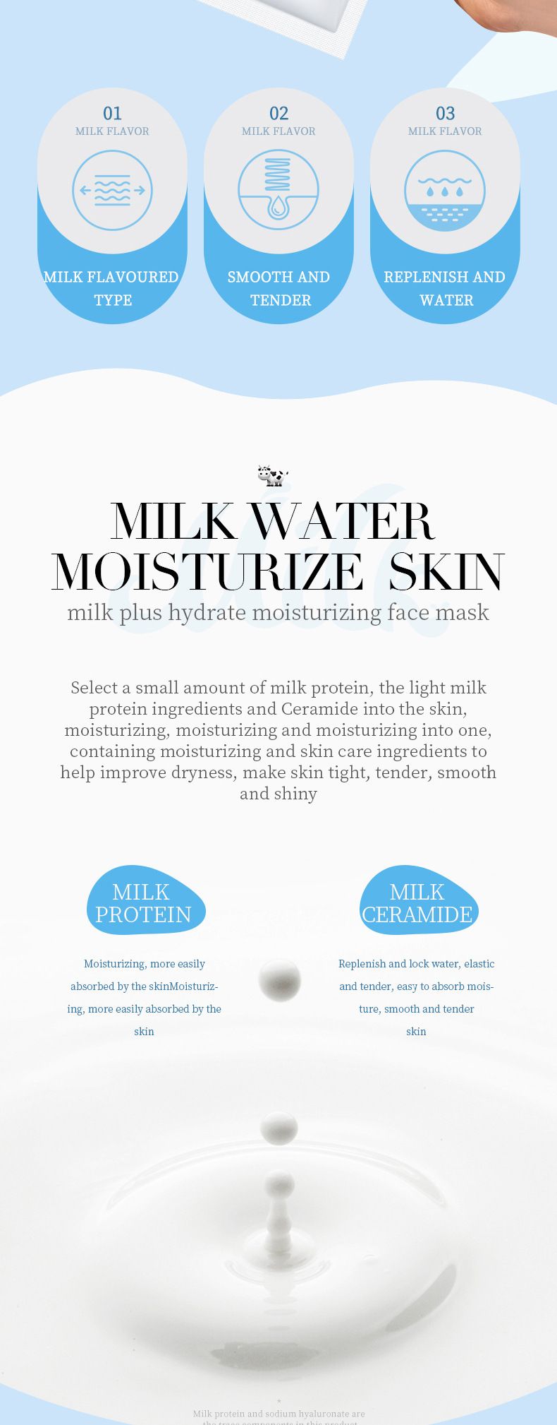 SADOER Milk Double Moisturizing Moisturizing Mask 25g * 1 Piece, Nourishing Skin, Moisturizing And Rejuvenating Mask_voghion.com