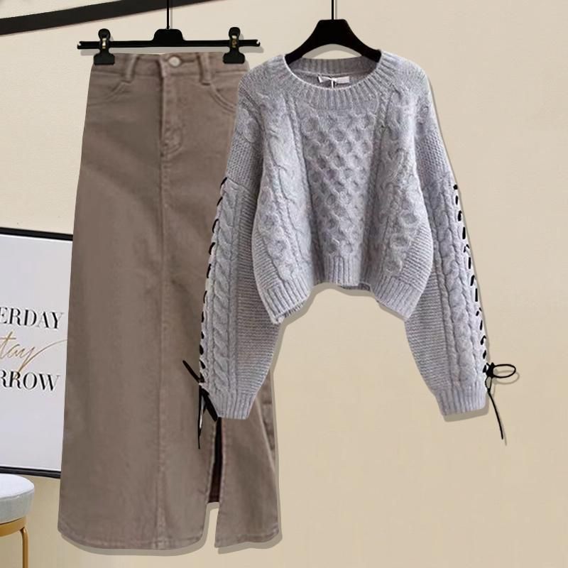 Vêtements pour femmes, pulls amples pour femmes pour réduire l'âge et paraître minces, jupes, costumes deux pièces_voghion.com
