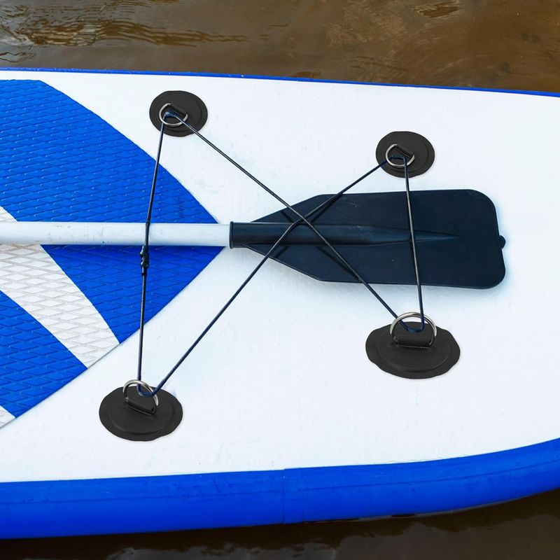 4Pcs Kayak D type buckle SUP paddle board rope fixed buckle glue_voghion.com