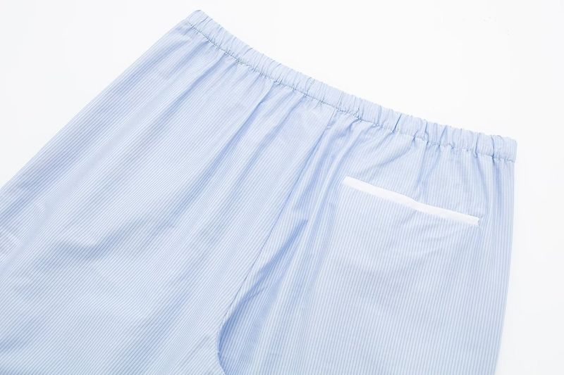 Women s Spring New Casual Striped Pajama Style Pants_voghion.com