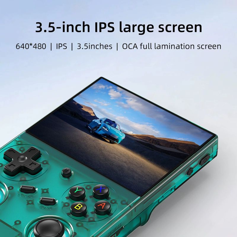 Console de jeu portable sans fil HD RG 35XXpro Open Source, double joystick rétro, connexion au téléviseur Arcade_voghion.com