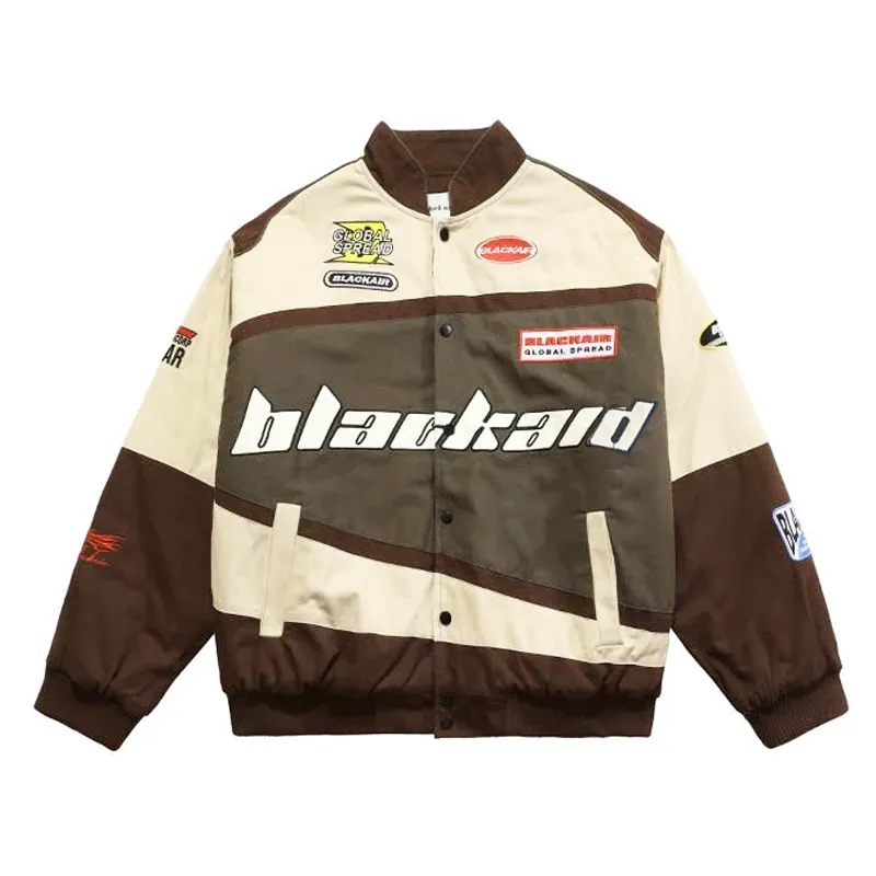 Herrenjacken Explosionen Y2K American Street Hip-Hop Racing Baseball Uniform Bestickte Jacke Punk Gothic Lose für_voghion.com