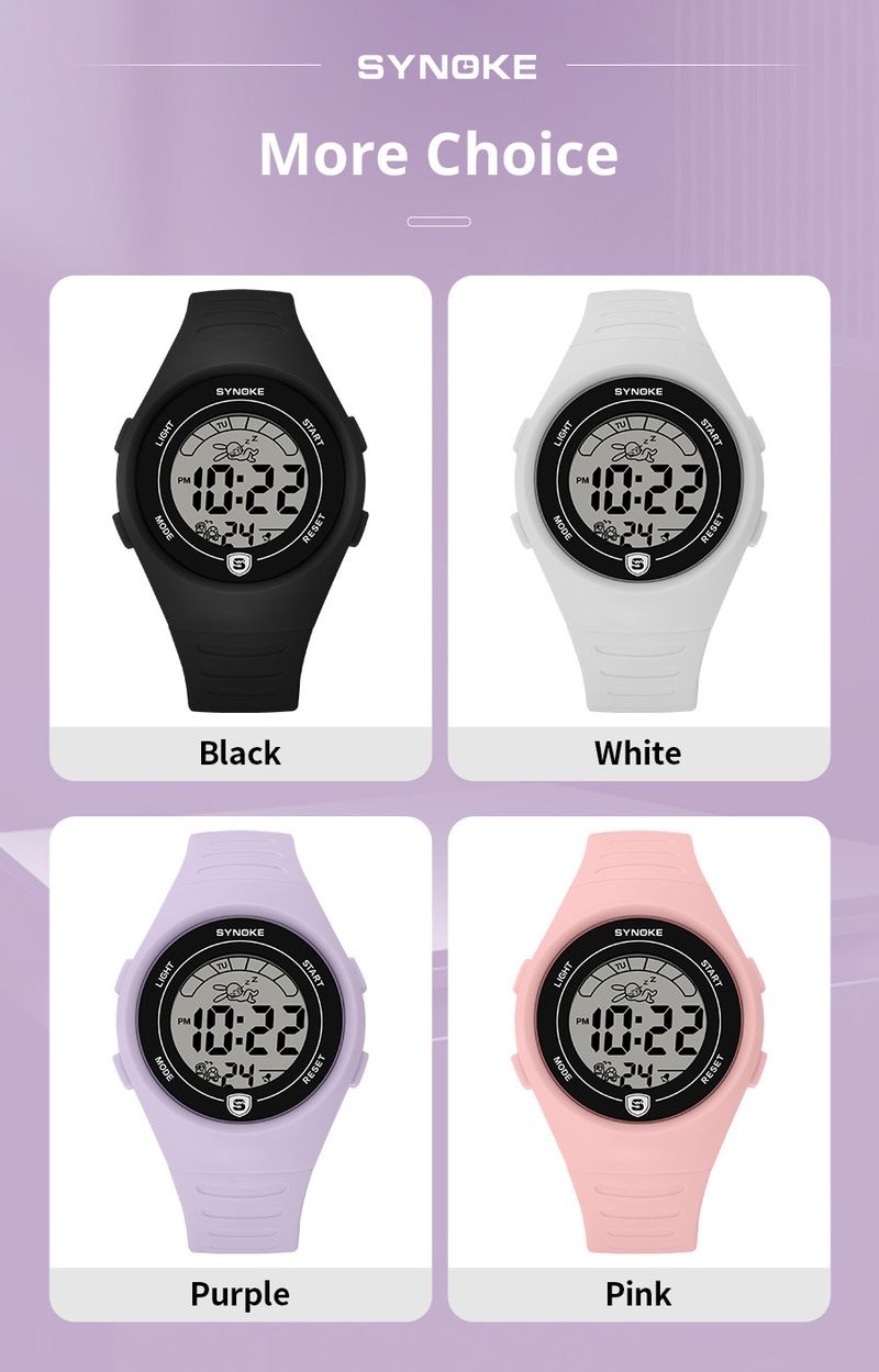 Reloj deportivo digital para niños con pantalla a prueba de agua y golpes, alarma, cronómetro y un bonito diseño de tortuga y liebre: ideal para niños y niñas._voghion.com