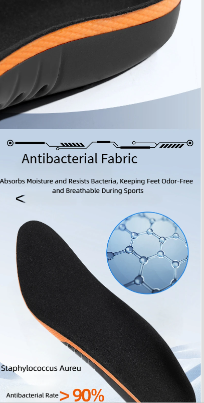 New Support Insoles Or Women Flat Feet Correction Men's Sports Shock Absorption High Arch Pads Long Standing Pain_voghion.com