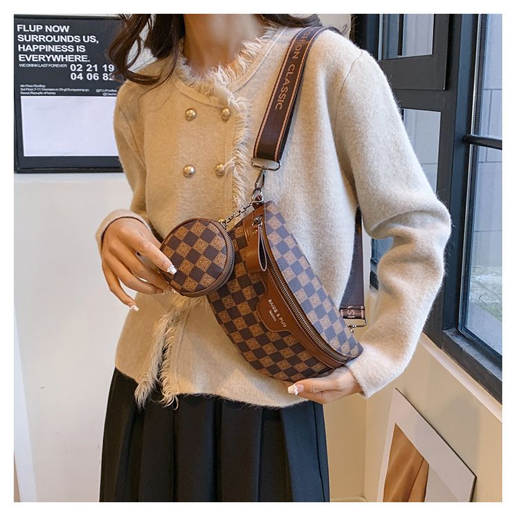 Frühling Neue Damentasche Koreanische Mode Brusttasche Taillentasche Bequeme Trendy Nischen-Schulter-Umhängetasche_voghion.com