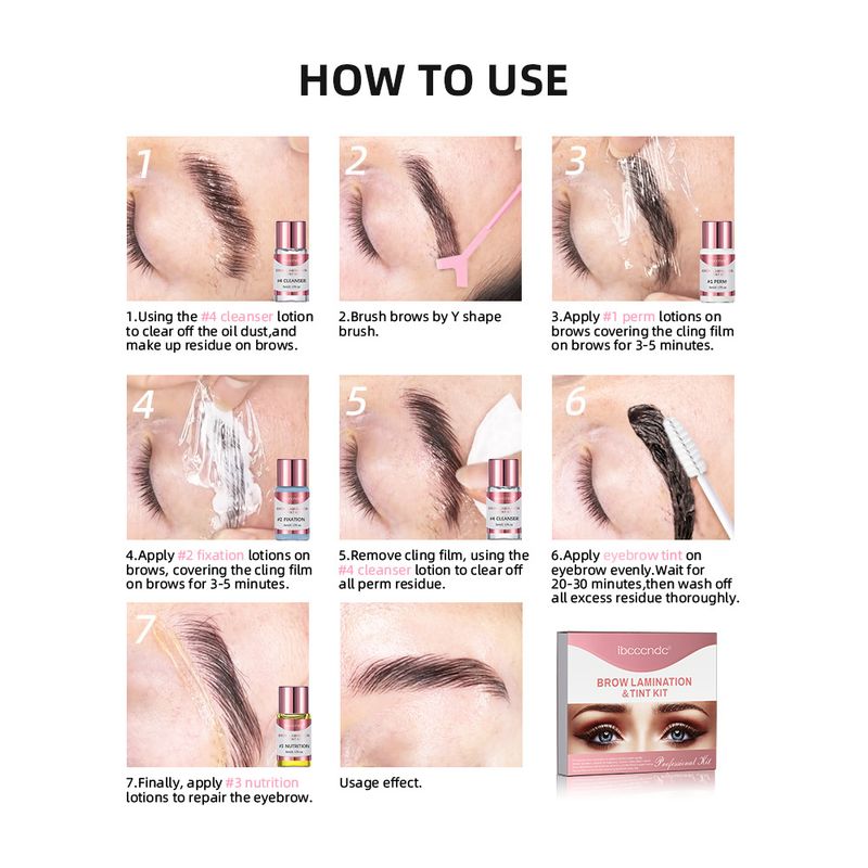 Set per sopracciglia integrato con agente per permanente e tintura_voghion.com