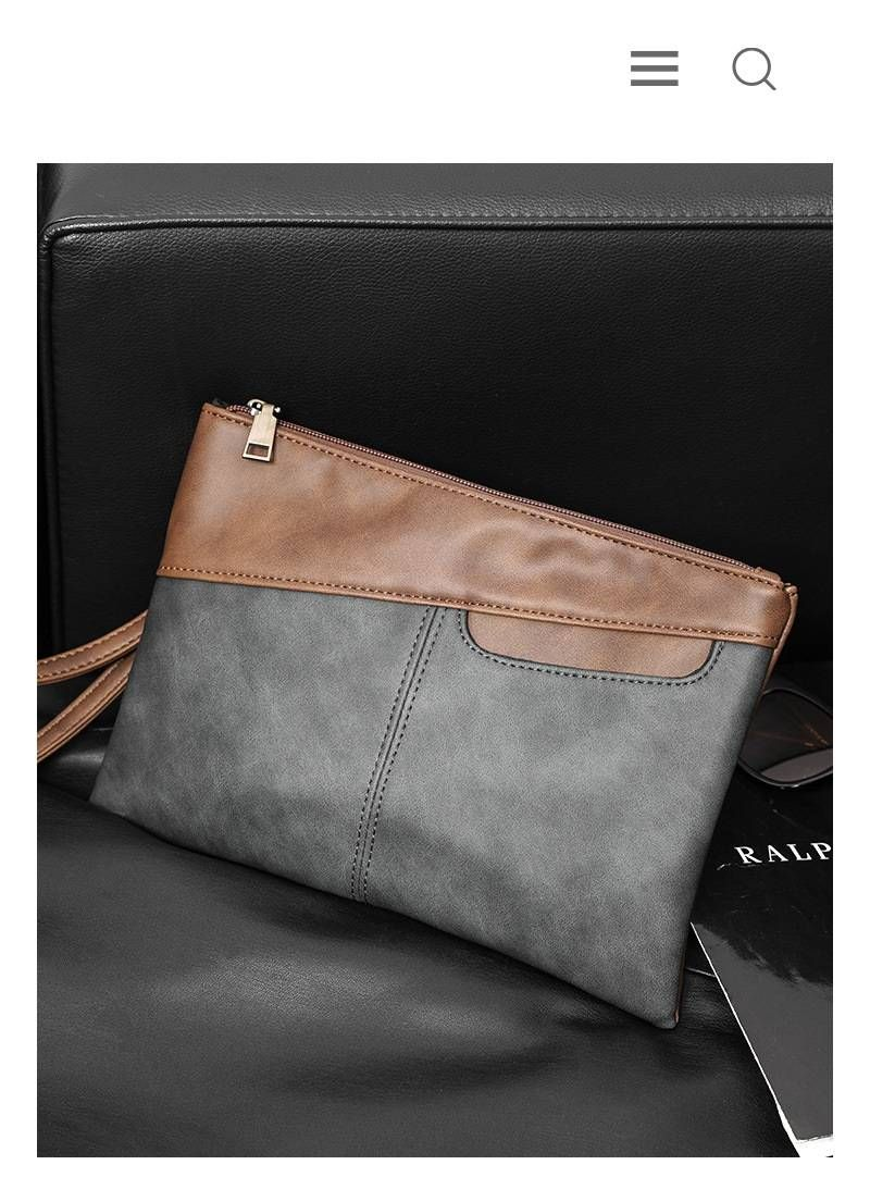 2024 neue Retro-minimalistische Herren-Jugend-Clutch-Tasche Herrentasche Umschlagtasche Trend kleine Tasche_voghion.com