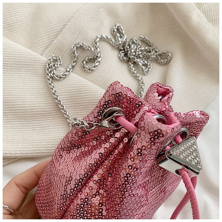 Mini soma ar fliteriem un kausa maisiņu meitenēm, maza soma vasarai, jauna versija plecu soma pāri plecam, ķēdes soma bērniem, vecākiem un bērniem._voghion.com