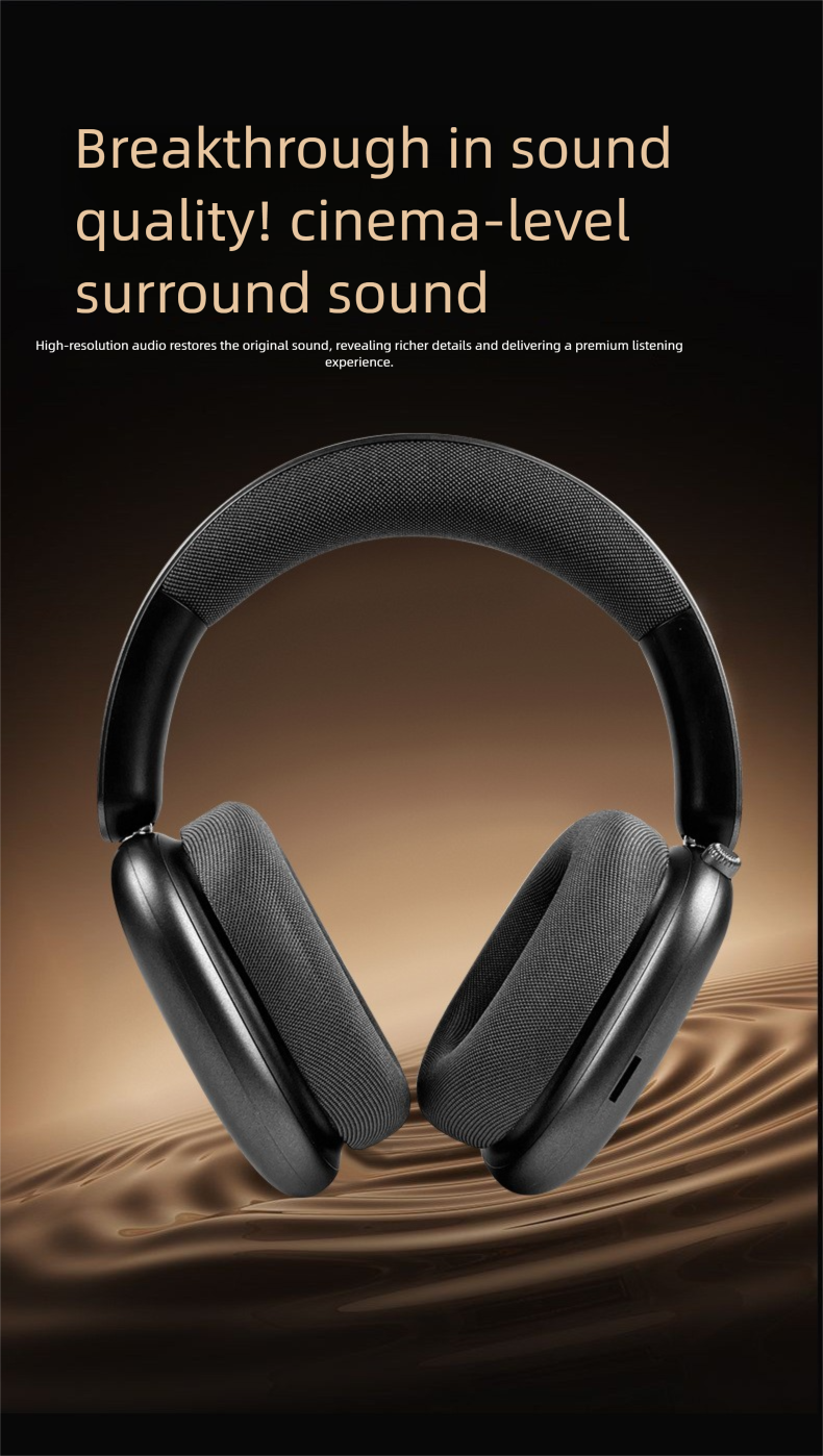 New Patch Knob Active Noise Cancelling Over-Ear Headphones Bluetooth True Wireless Long Battery Life Compatible With_voghion.com