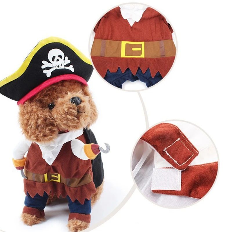 Holapet Piraten-Hundemantel aus Polyester von PawParty Store_voghion.com