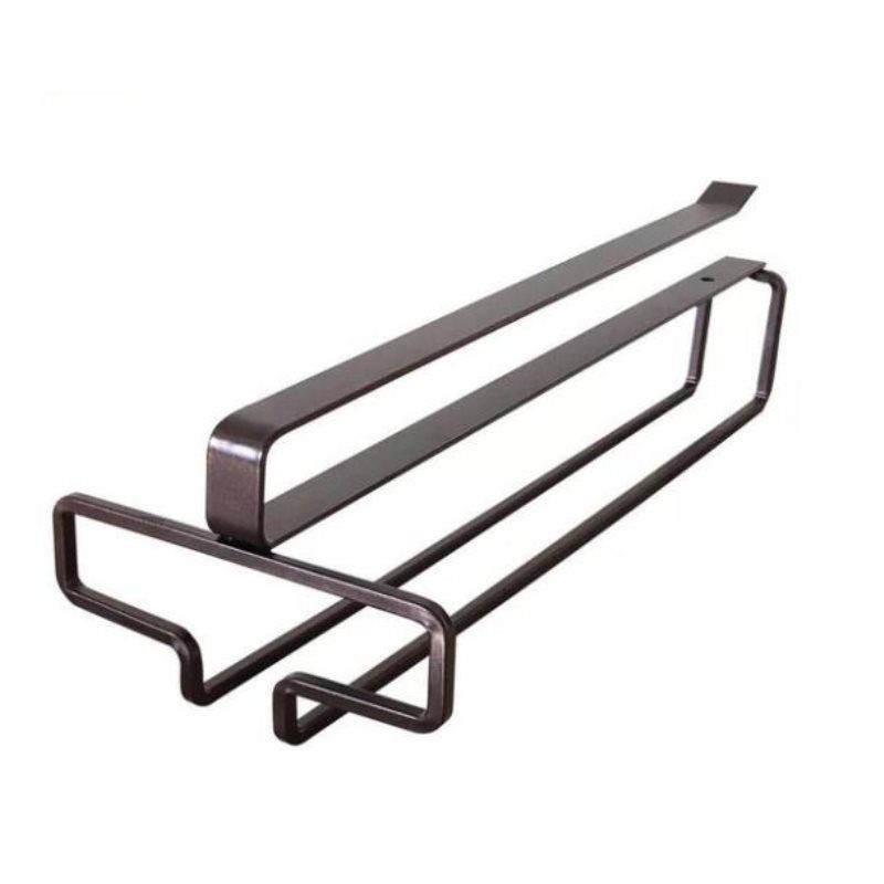 Wrought Iron Cabinet Wine Glass Drain Rack Hanger Goblet Storage Rack Kitchen Bar Tools_voghion.com