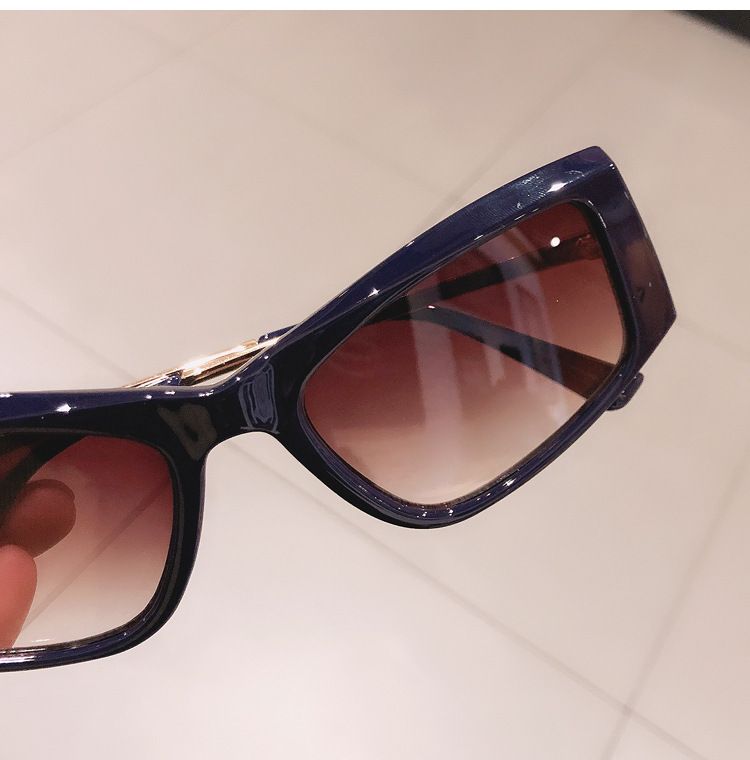 New Arrivals Unique Square Cat Eye Sunglasses For Women New Vintage Black Blue Gradient Sexy Sun Glasses Female Uv400 Elegant Shades_voghion.com