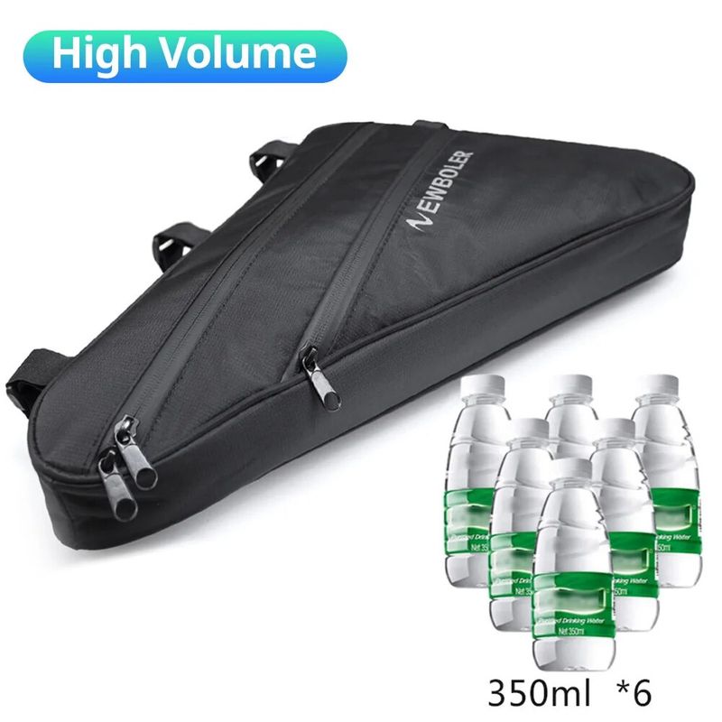 NEWBOLER Large Bicycle Triangle Bag Bike Frame Front Tube Bag Waterproof Cycling Bag Pannier Ebike Tool Bag Accessories_voghion.com