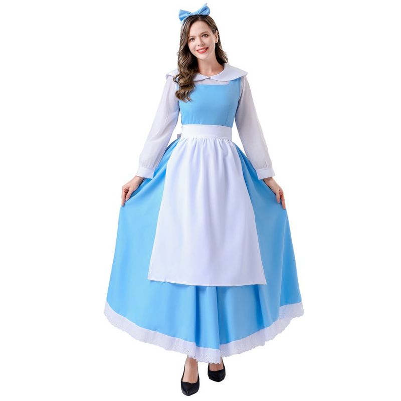Nytt cosplay-sett for voksne kvinner, Alice Manor hushjelp-kostyme, festrollespilldrakt_voghion.com