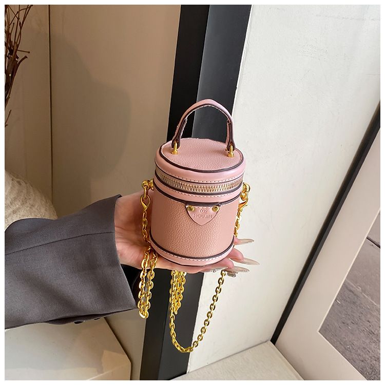 Bucket Bag Women's Advanced Chain Chain Shoulder Oblique Span Bag_voghion.com