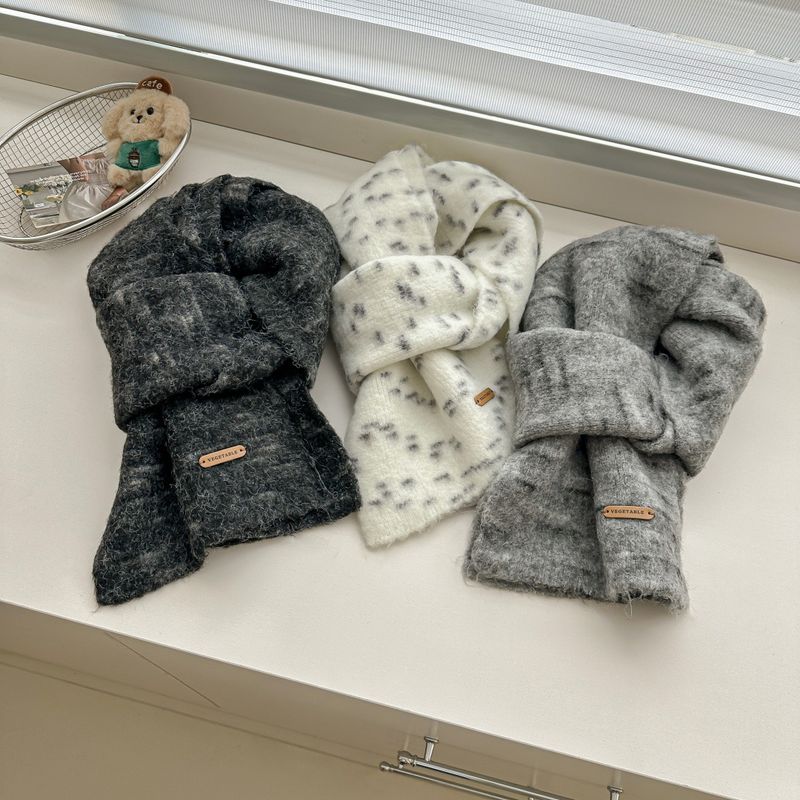 Women's Knit Scarf, Fall/Winter 2025 New Versatile, Warm, And Stylish Neck Accessory_voghion.com