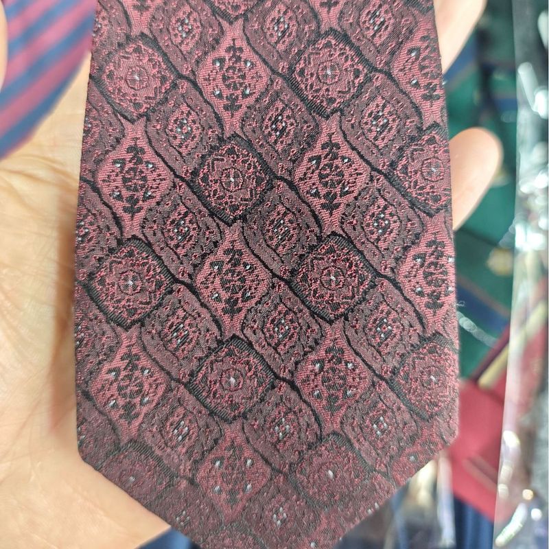 Cravatta in seta di gelso jacquard tinta in filo, di alta qualità, casual da lavoro, da sposa, versione coreana_voghion.com