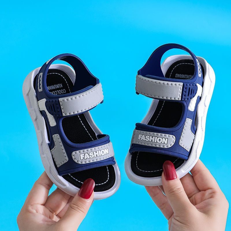 Unschlagbare Qualität Jungen Sandalen 2021 Neue Sommer Anti Slip Soft Bottom Für Kleine Jungen, Mittlere Und Große Baby Kinder, Internet Red Beach_voghion.com