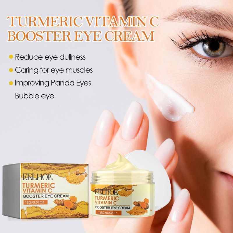 EELHOE Turmeric Vitamin C Diminishing Lines And Caring For Eye Skin Moisturizing Cream_voghion.com