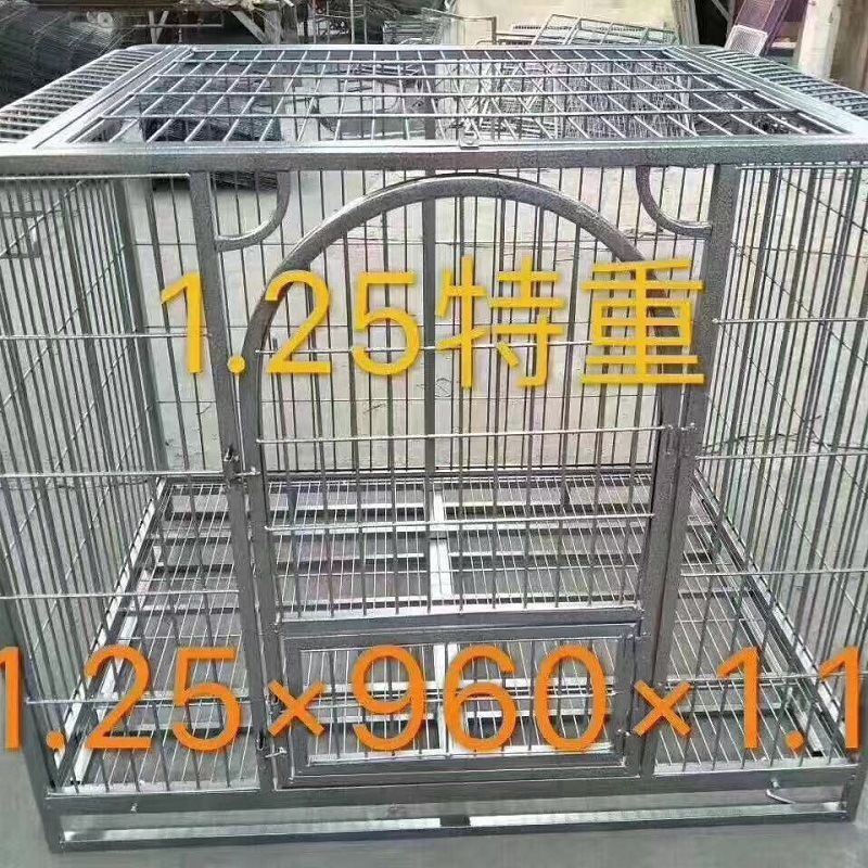 Square Tube Dog Medium And Large Thickened Iron For Small Teddy Dogs, Pet Cage_voghion.com