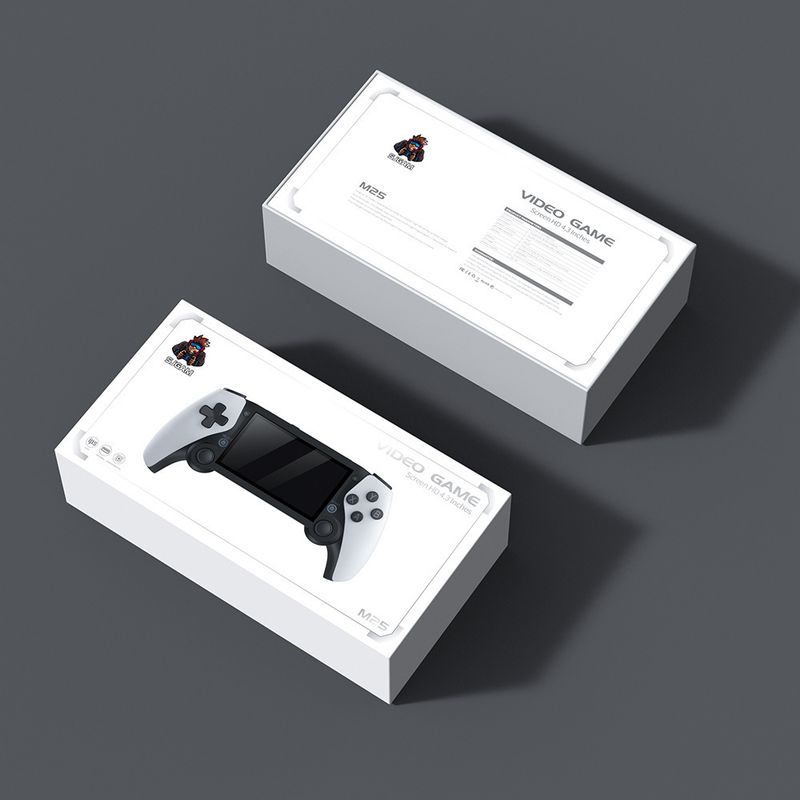 Popular M25 Handheld With 4.3-inch Screen, Linux EmuELEC Open-source System RK3566 Quad Core 64 Bit Game Console_voghion.com