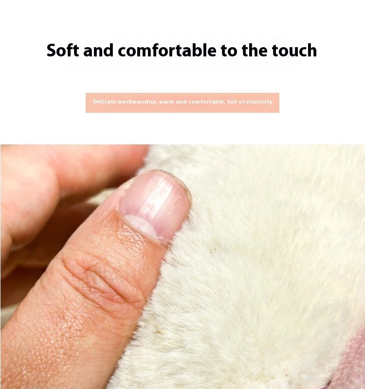 Warm Cat Dog Long Plush Round Nest Winter Mat Bed Pet Daily Necessities_voghion.com