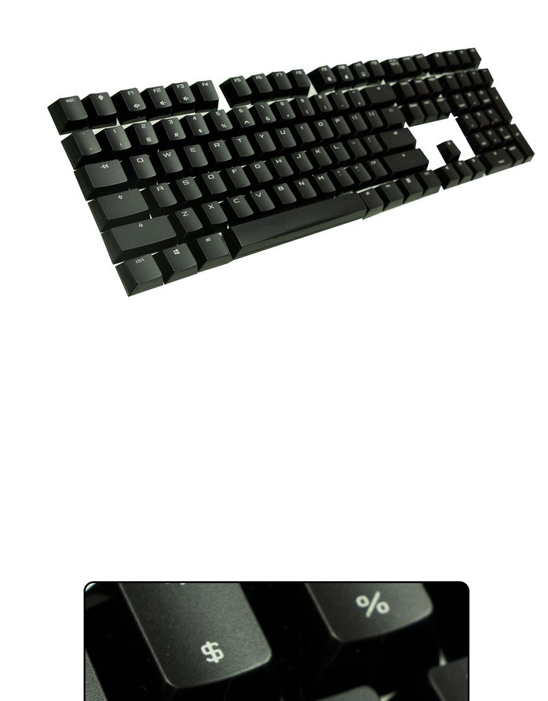 Cherry Mx2.0s Key CAP Transparante enkele Nical-toetsenbordkap Originele hoogte Ruimte ESC_voghion.com