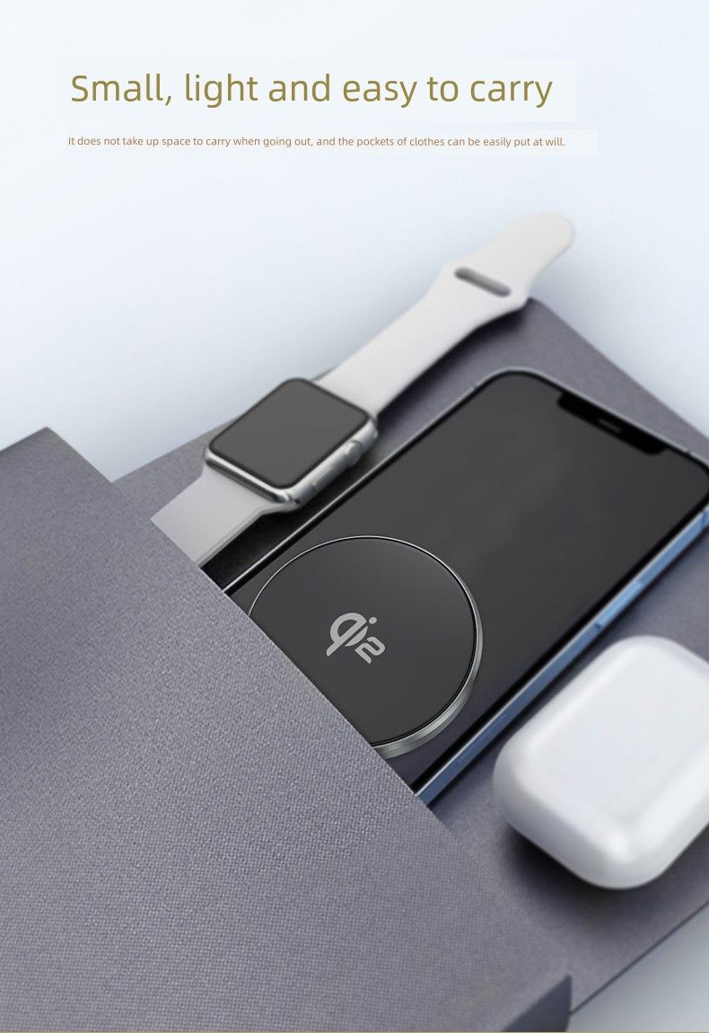 Qi2mpp Certified 15W Strong Magnetic Wireless Charger Bracket For Iphone 13/14/15 Fast Charging_voghion.com