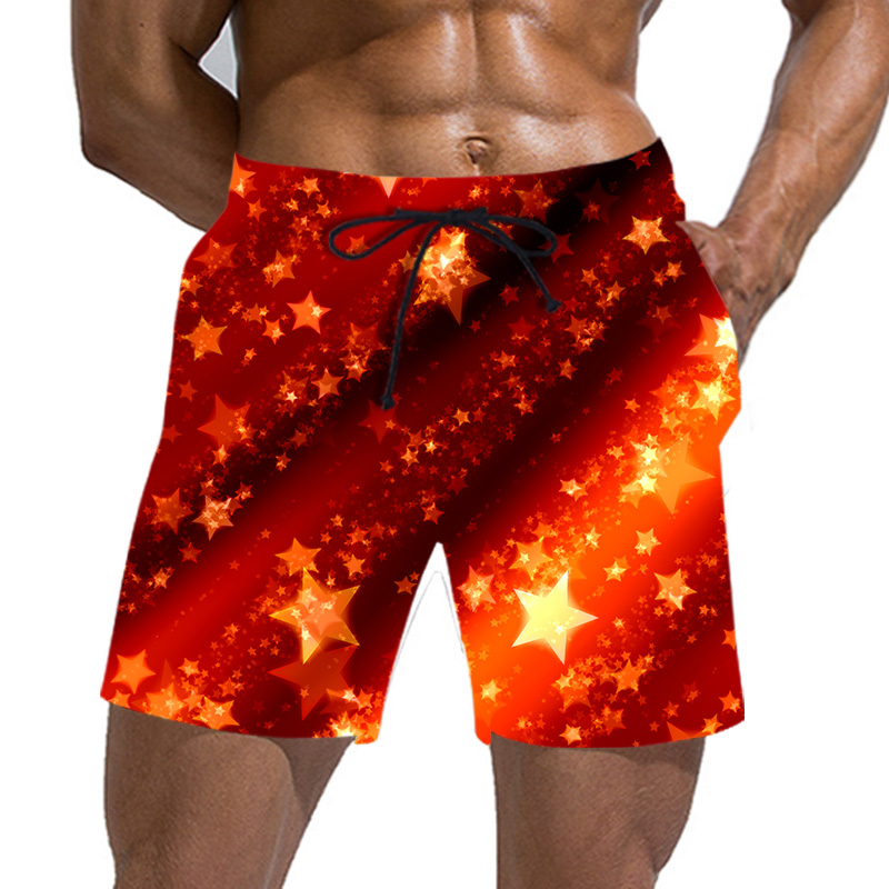 Heren 2023 zomer 3D-geprint vispatroon Casual zwemstrand oversized volwassen badpak strand Short_voghion.com