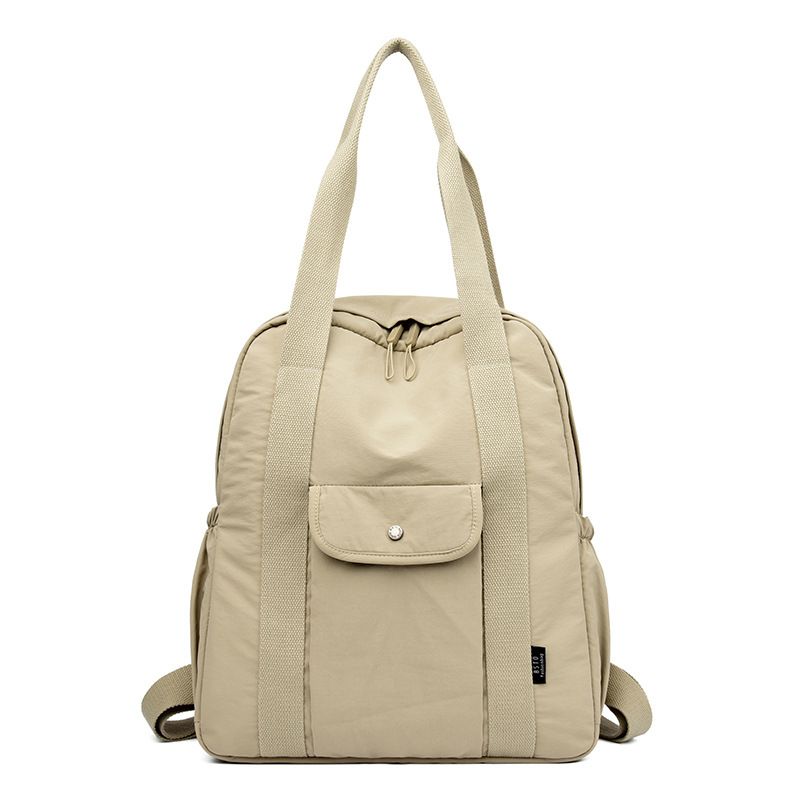 Urban Outing Fresh Schultertasche Damen Neue Mode Einfache Textur Student Pendler Rucksack_voghion.com