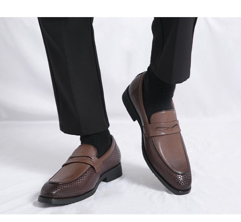 Neue Mode Echtes Leder Männer Casual Schuhe Fashion Formal Herren Loafer Mokassins Italienische Atmungsaktive Slip-On Männlichen Bootsschuhe Größe 38-46_voghion.com