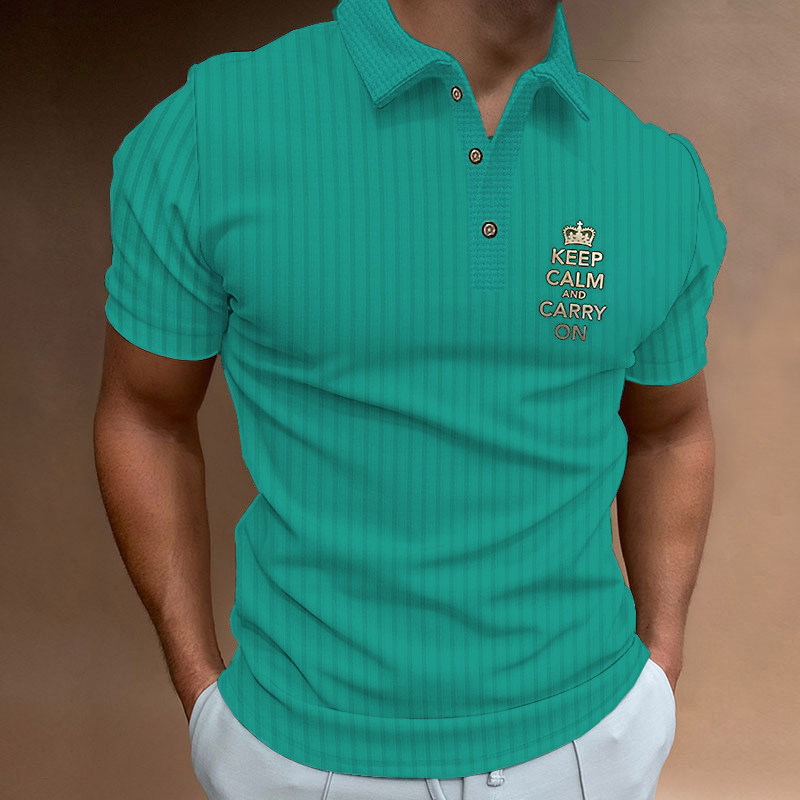 2023 Europa en de Verenigde Staten nieuwe hoogwaardige heren 3D digitaal bedrukte POLO shirt met korte mouwen rits POLO shirt_voghion.com