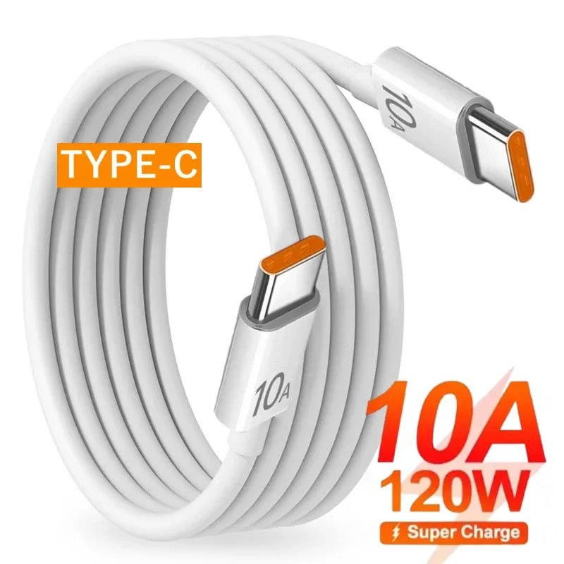 Universaalne 120W 10A kiirlaadija PD Dual USB C-tüüpi C kiirlaadimiskaabel Kiire andmeedastusjuhe Samsung Mi jaoks_voghion.com