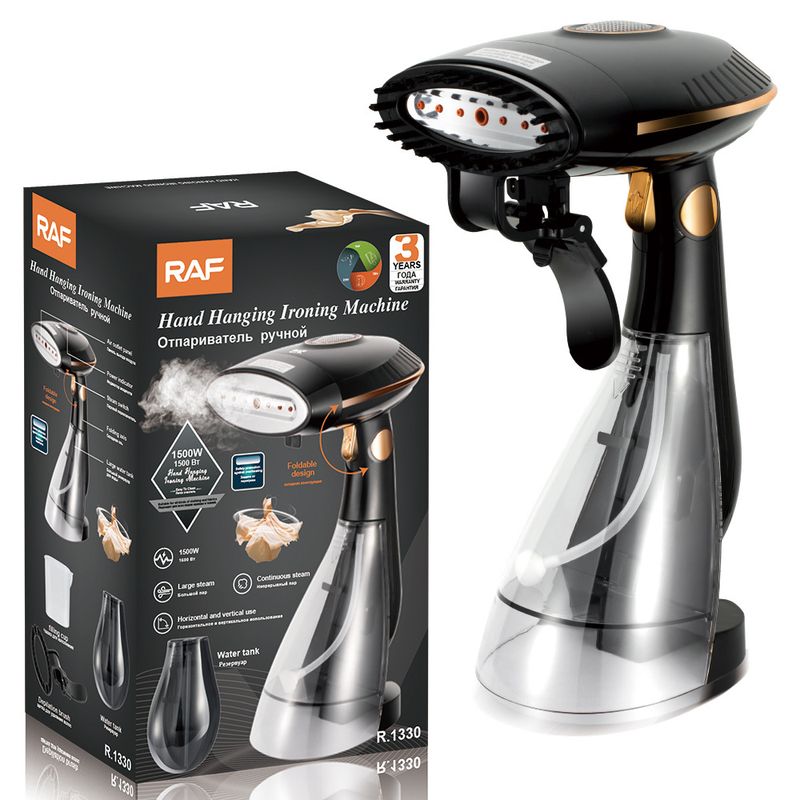 RAF European Standard Handheld Garment Steamer, Small Foldable Electric Iron Portable Household Dry & Wet Dual-use_voghion.com