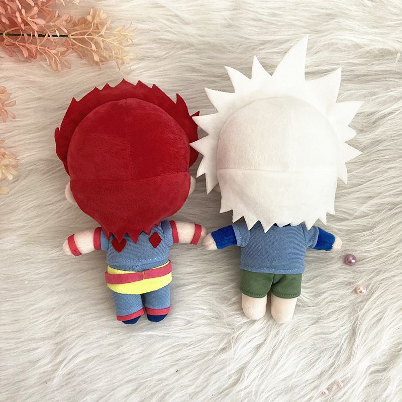 Muñeco de peluche de Anime Hunter X Hunter, Hisoka, Killua, Zoldyck, Gon, almohada de peluche suave y adorable, regalo para niños de 20 cm_voghion.com