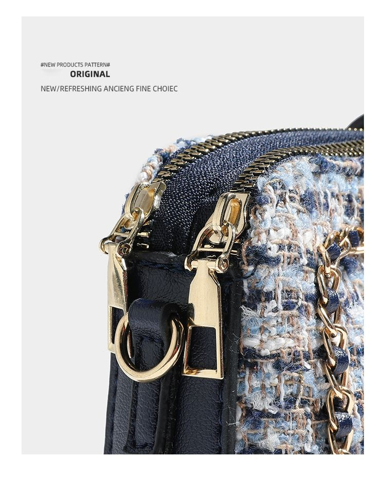 Jianneng 2024 New Trendy Large Capacity Versatile Chain Fashion Small Splicing Soft Cloth One Shoulder Diagonal Cross_voghion.com