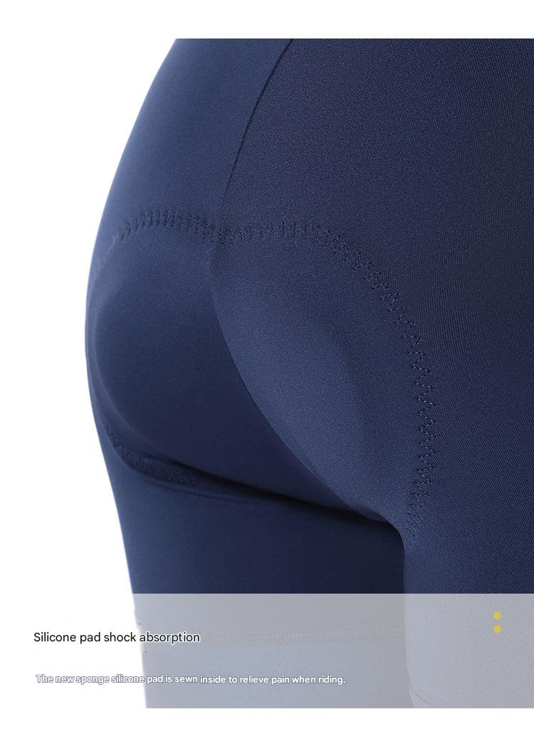 NOKO-ARSUXEO Sous-vêtements de cyclisme pour femmes, short de sport trois-quarts, collants d'été confortables, très élastiques, respirants et absorbant la transpiration_voghion.com