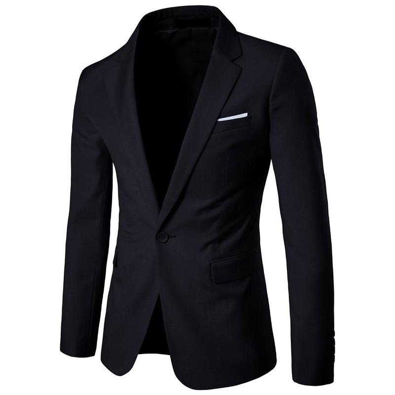 Men's Clothing Casual Suit Jacket One Button Business Trendy Single Piece Suit_voghion.com