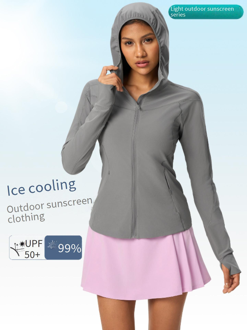 Women's Summer Sun Protection Hoodie - UPF 50+ UV Blocking, Quick-Dry & Cooling Fabric For Outdoor Activities_voghion.com