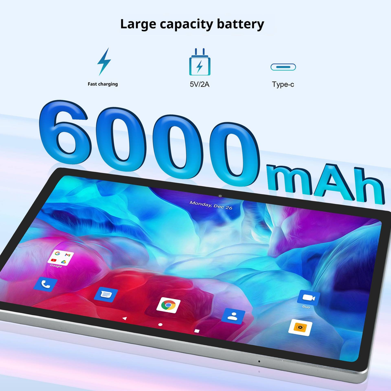 T50 10,36" 2K 4G Tablet – Octa-Core ARM, 6 GB RAM + 128 GB, Dual-SIM, GPS, 13-MP-Kamera, Metallgehäuse (Grau)_voghion.com