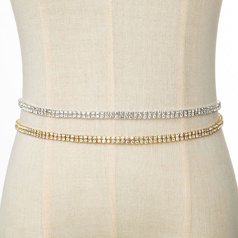 Mode Kunstmatige Strass Lichaamssieraden Vlinder Vrouwen Ketting Riem Schattige Vlinder Navelketting Bikini Taille Ketting_voghion.com