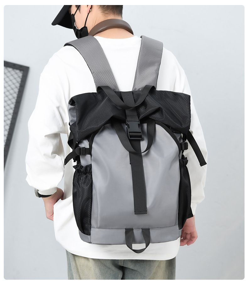 Functional for travel, outdoor mountaineering, cycling, hiking, large capacity backpack, waterproof, lightweight_voghion.com