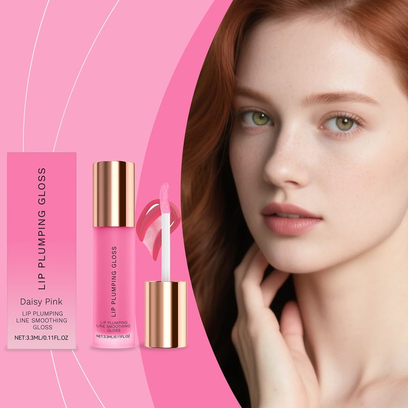 Feuchtigkeitsspendender Gloss, sanfte Inhaltsstoffe, tägliche Feuchtigkeitspflege für trockene, feuchtigkeitsspendende, glasige Schmolllippen, Lippenbalsam_voghion.com